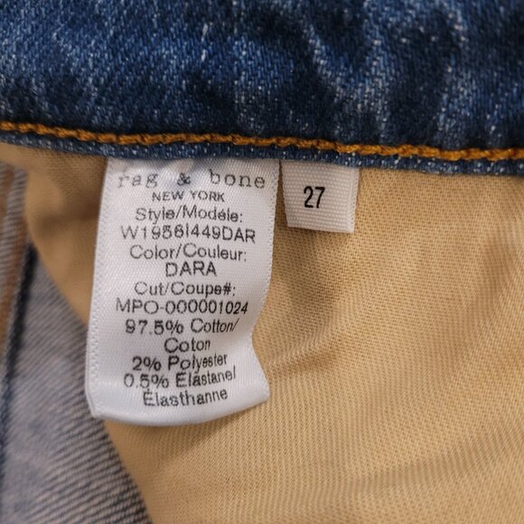 RAG & BONE | Dre Low-Rise Short Denim | Sz. 27 - Picture 8 of 10